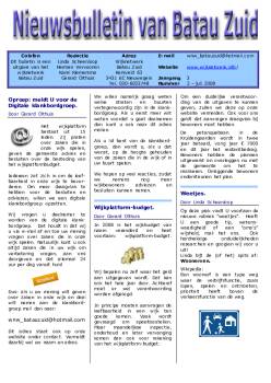 Nieuwsbulletin historie juli 2008