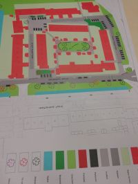 Plattegrond herinrichting Gravenbuurt