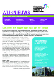 Wijknieuws september/oktober 2020