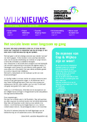 Wijknieuws september 2021