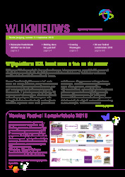 Wijknieuws september 2018