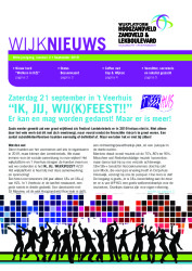 Wijknieuws september 2019